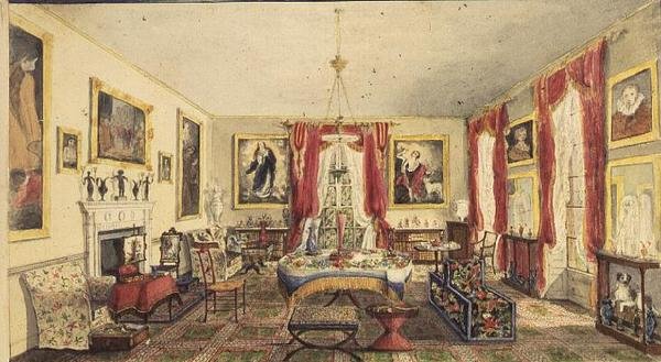 Le salon à Aynhoe - Lili Cartwright