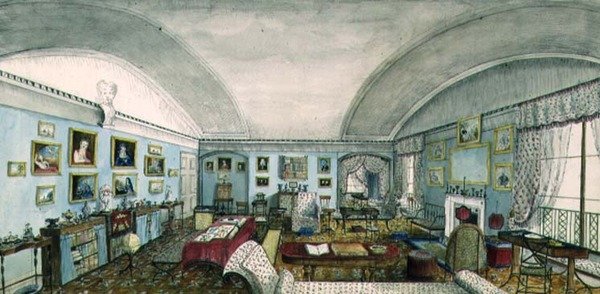 Le salon à Aynhoe - Lili Cartwright