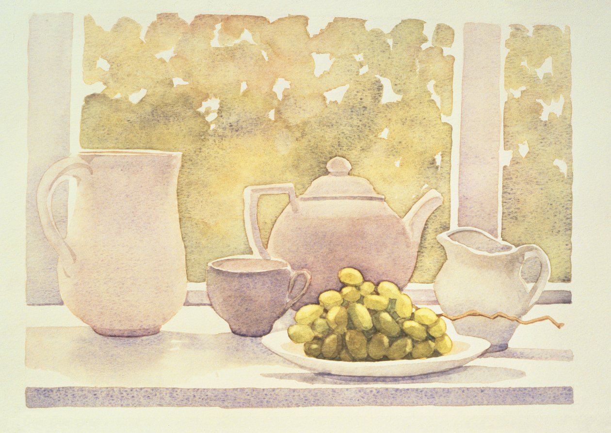 Nature morte avec raisins - Lillian Delevoryas