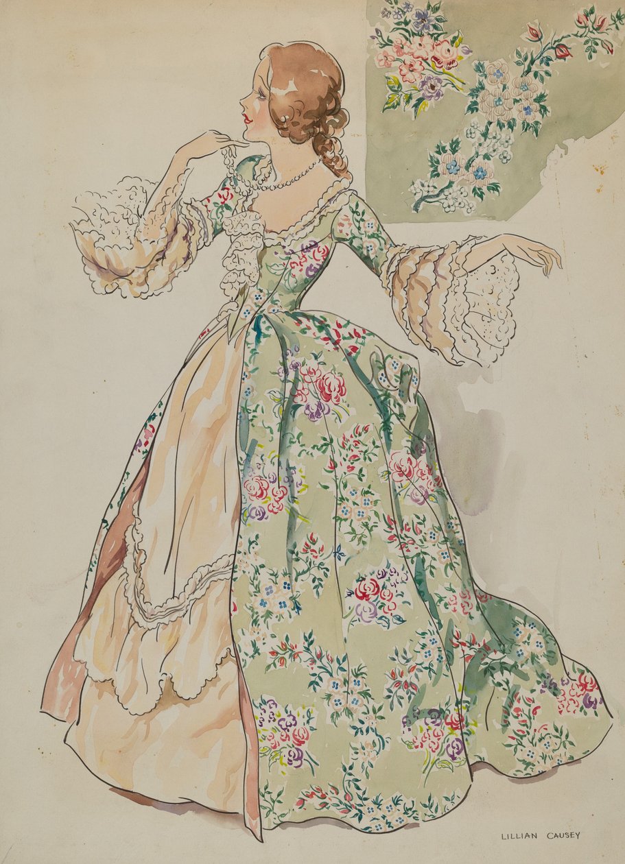 Costume de dame - Lillian Causey