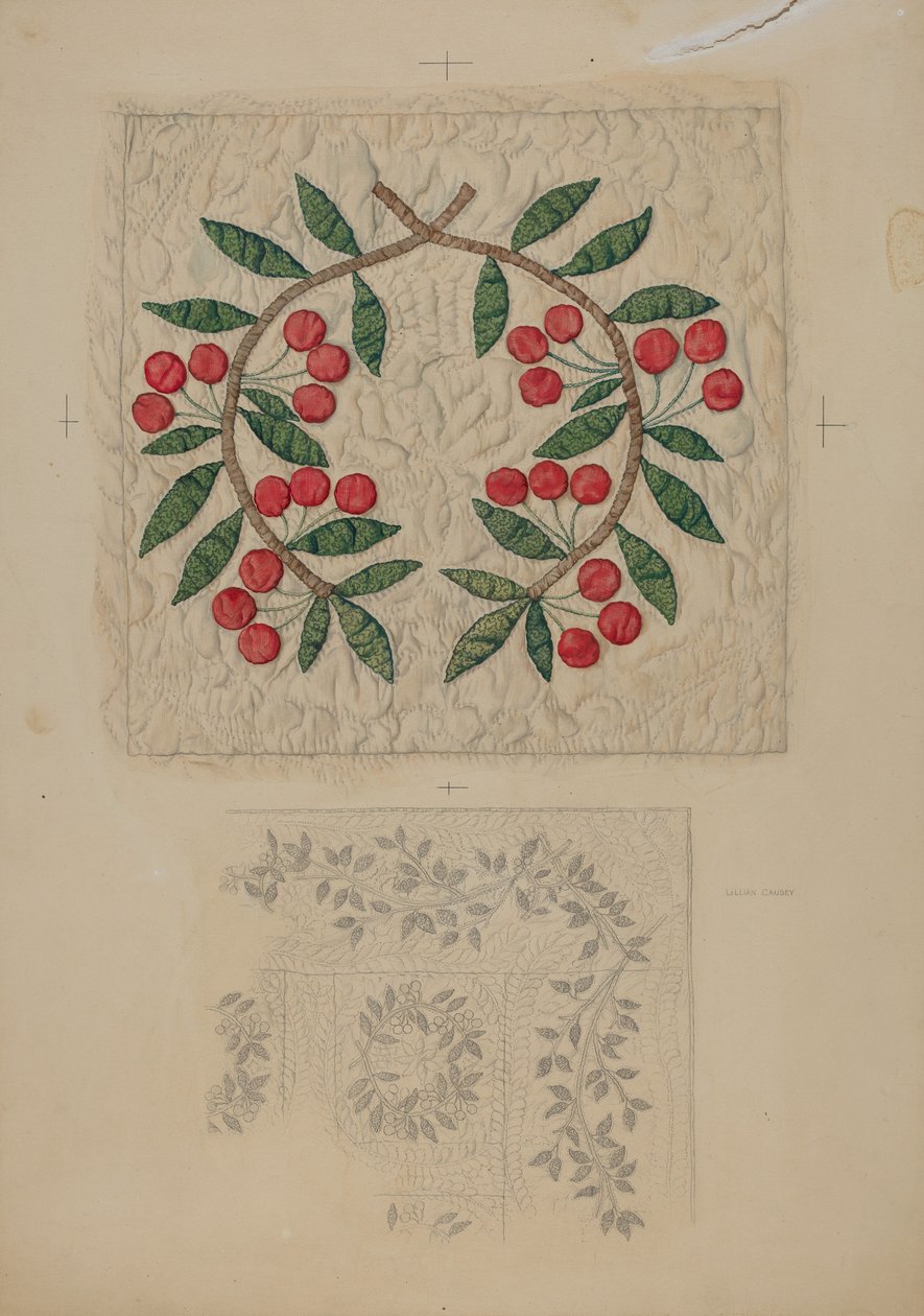 Couette, appliqué - Lillian Causey