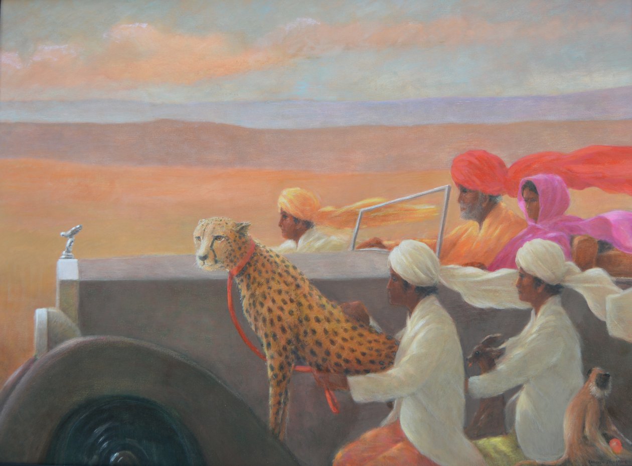 Grand turban rouge - Lincoln Seligman