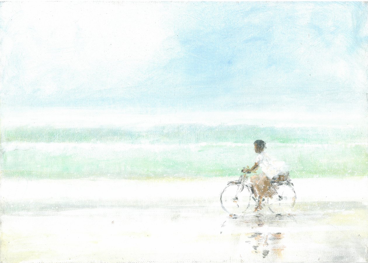 Garçon à vélo - Lincoln Seligman