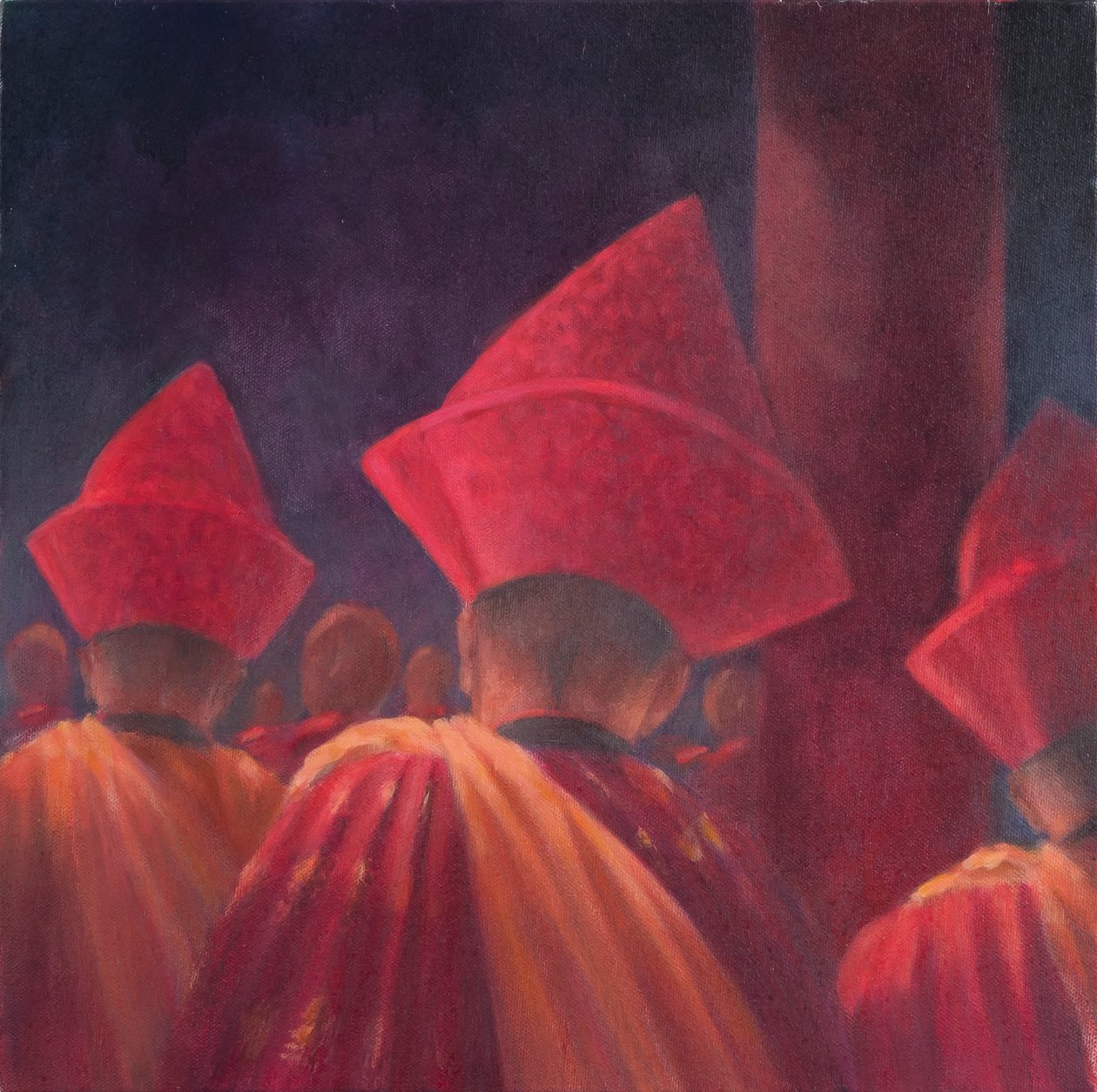 Moines bouddhistes, Bhoutan, 2012 - Lincoln Seligman