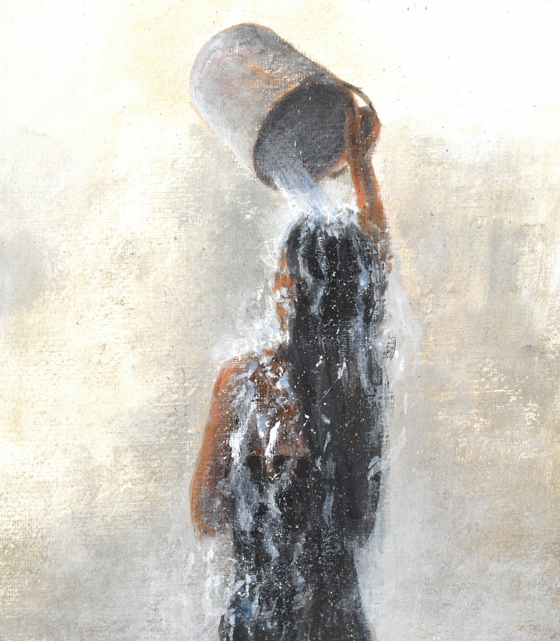 Fille se douchant, 2015 - Lincoln Seligman