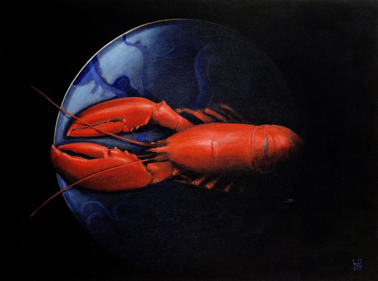 Homard sur une assiette Tiffany - Lincoln Seligman