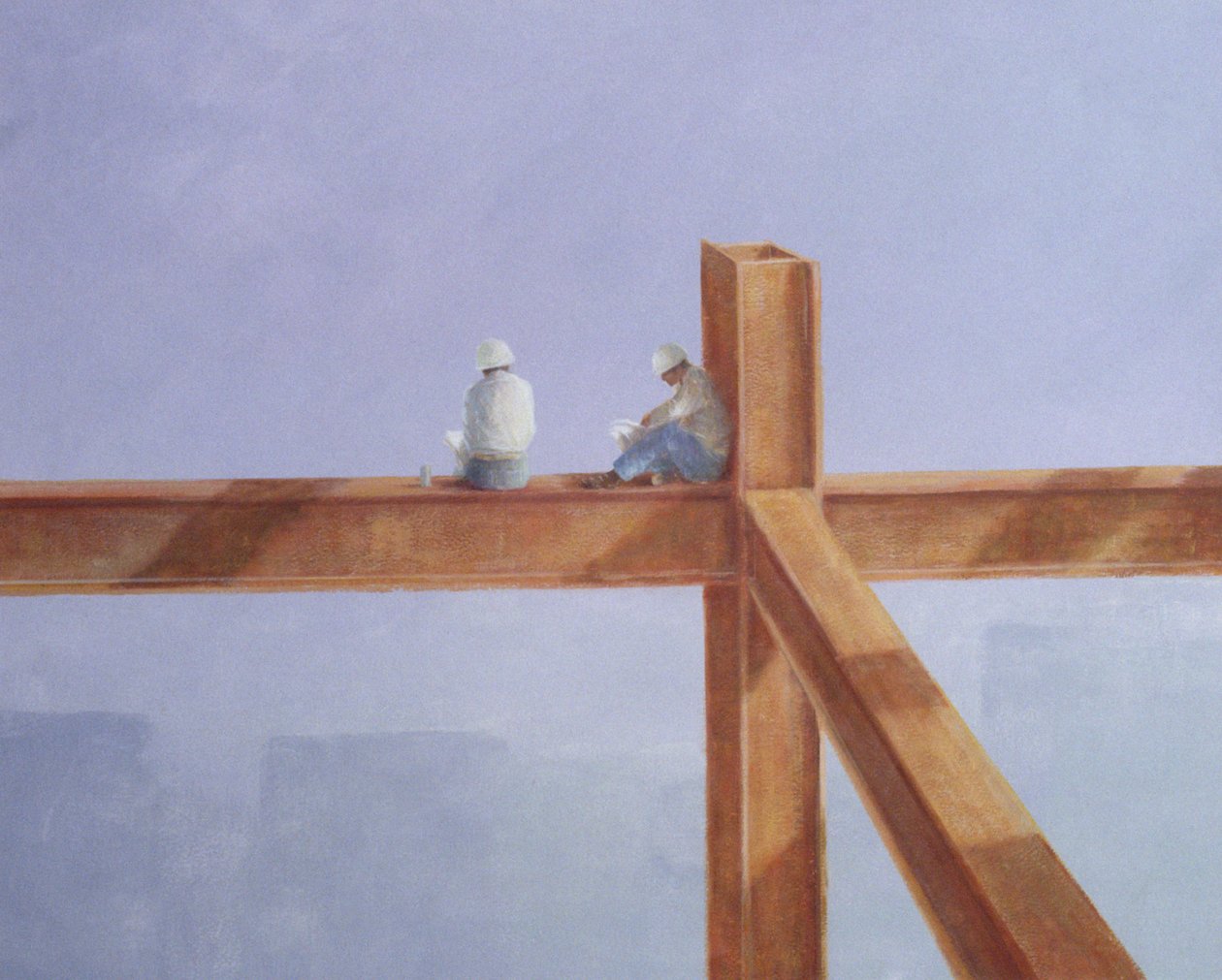 Pause déjeuner, 1985 - Lincoln Seligman