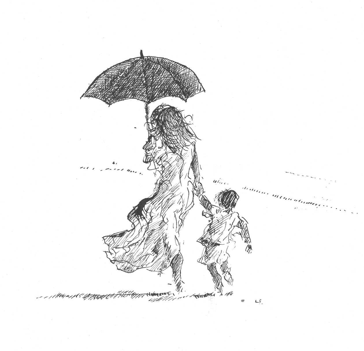 Mère et enfant, Sri Lanka - Lincoln Seligman