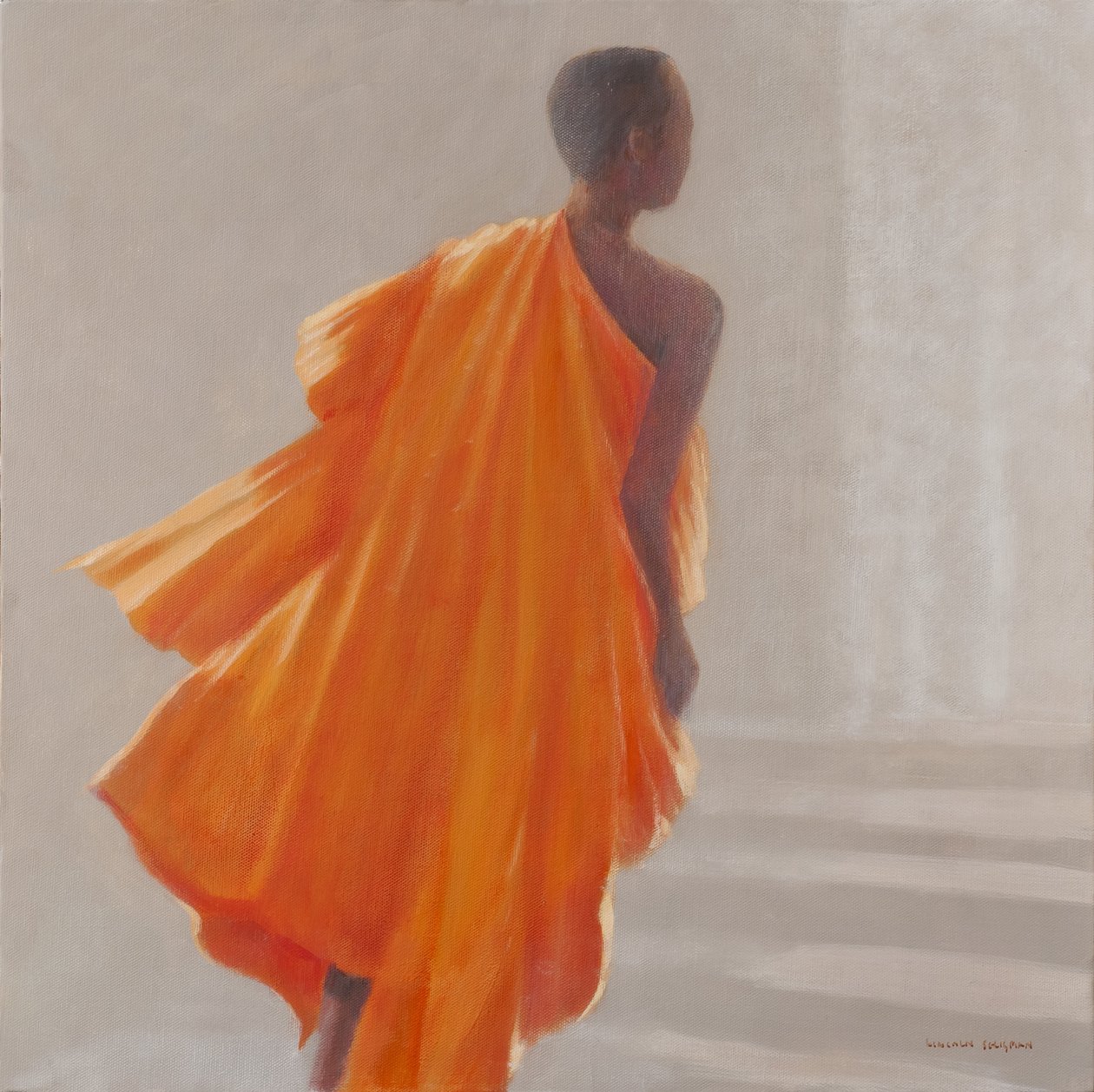 Jeune moine bouddhiste, 2014 - Lincoln Seligman