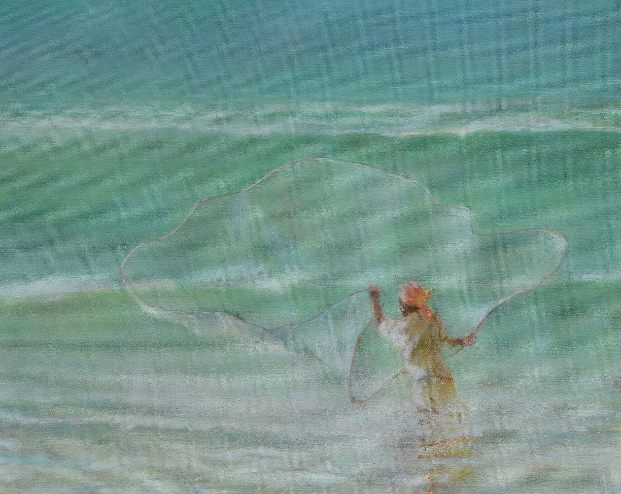 Pêcheur solitaire - Lincoln Seligman