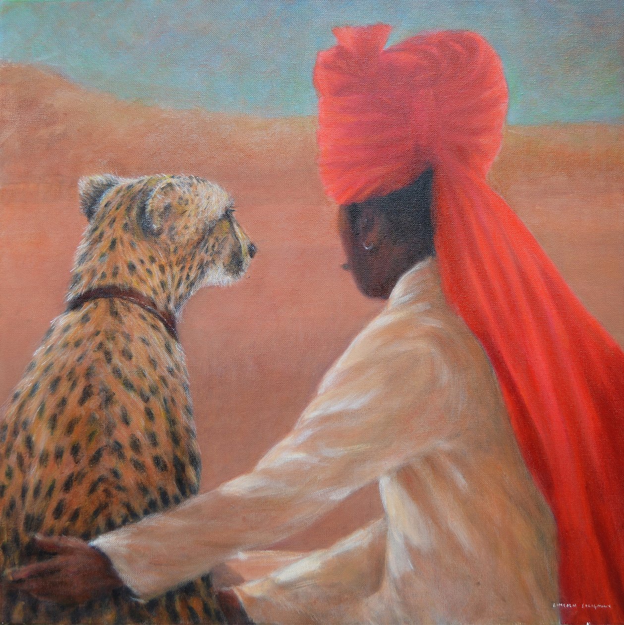 Garde du palais + guépard - Lincoln Seligman