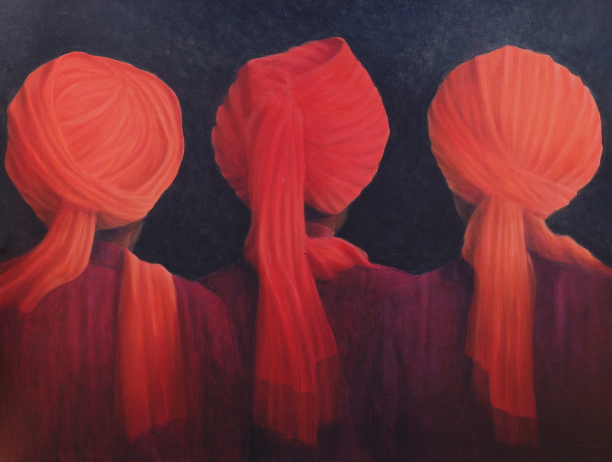 Triptyque de turban, 2005 - Lincoln Seligman