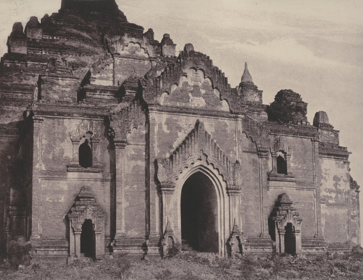 Pugahm Myo : Façade Est de la pagode Damayangyee - Linnaeus Tripe