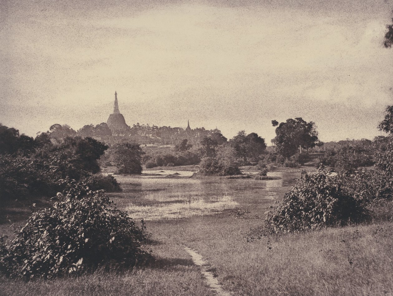 Rangoon : Vue près du lac - Linnaeus Tripe