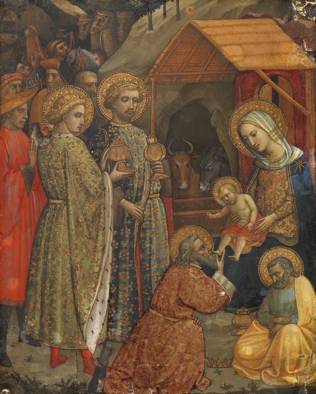 Adoration des Mages, 1400 - Lippo di Andrea