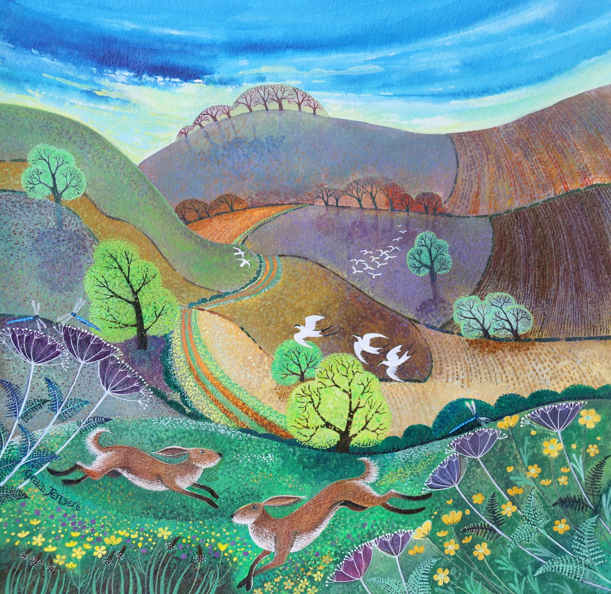 Lièvres des Downs - Lisa Graa Jensen