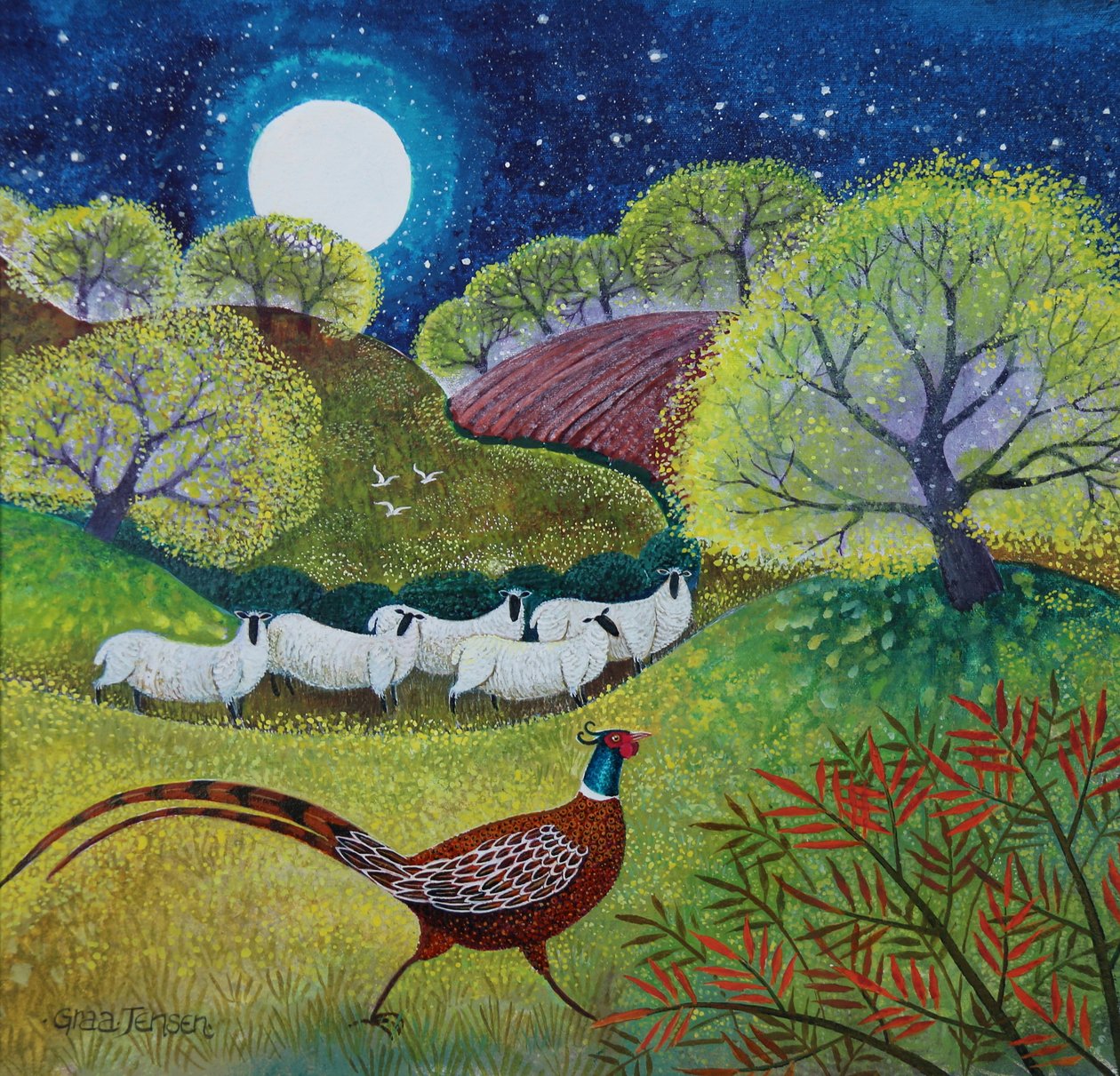 Mr. Handsome, 2024 (acrylique sur lin) - Lisa Graa Jensen