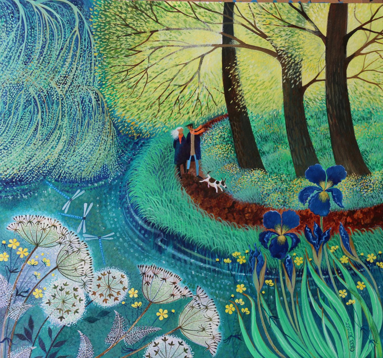 Promenade sur la rivière Wey, 2017 - Lisa Graa Jensen
