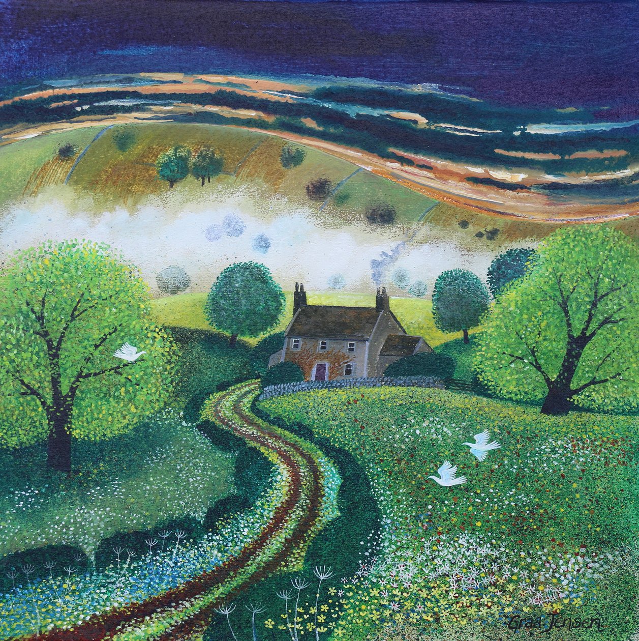 Smoky Valley, 2024 (acrylique sur toile) - Lisa Graa Jensen