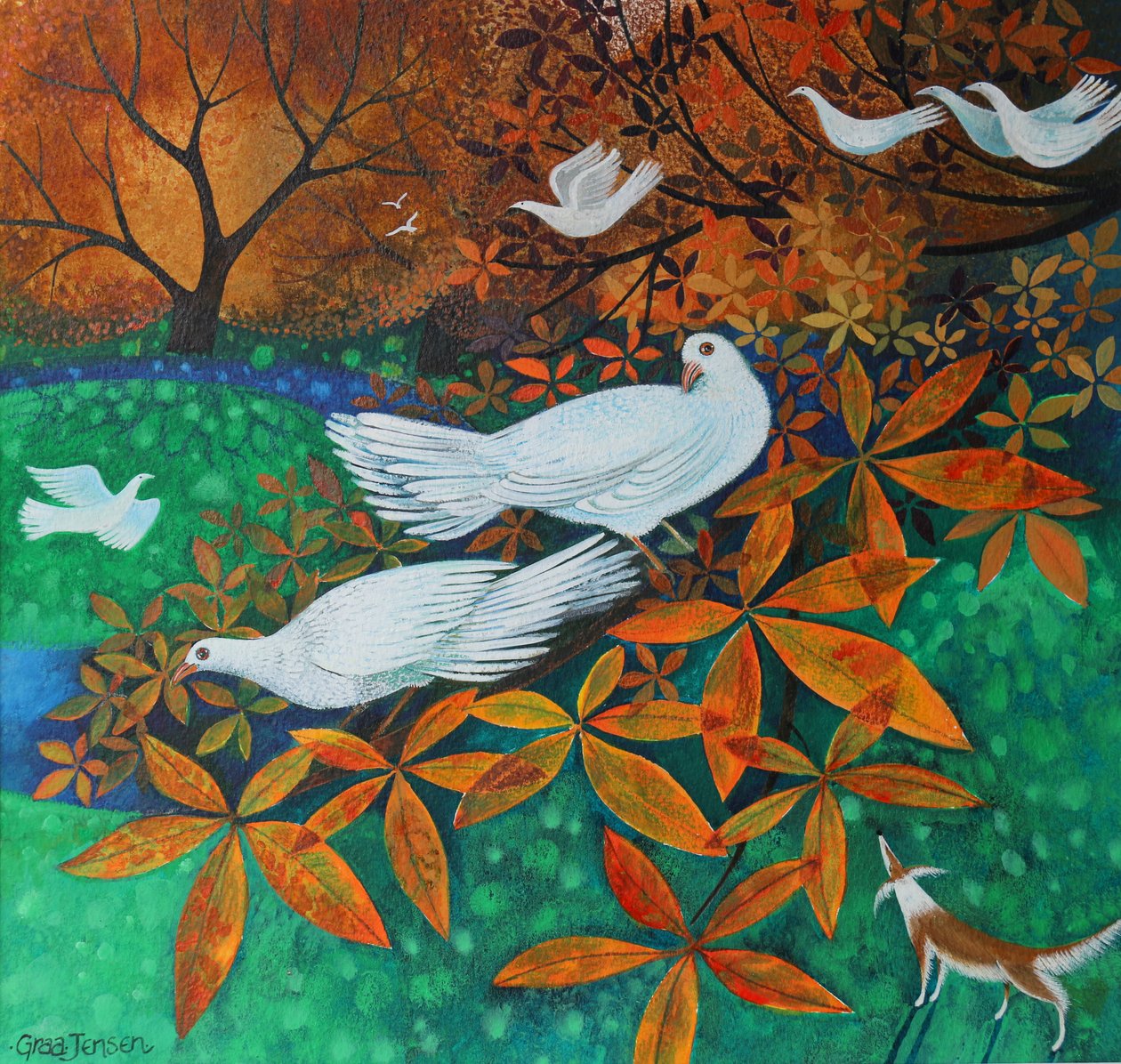 Colombes blanches, 2016 - Lisa Graa Jensen