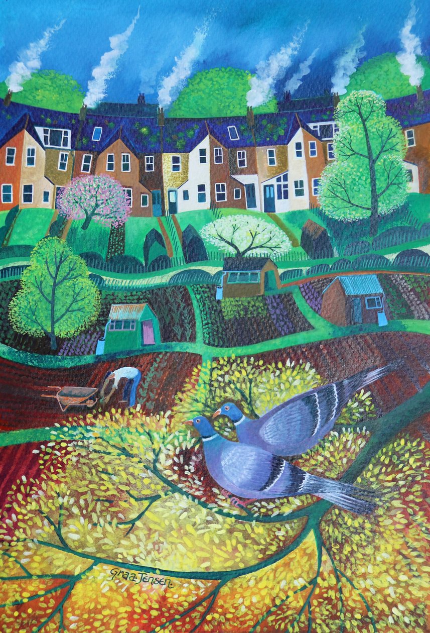 Pigeons du parc de Wimbledon - Lisa Graa Jensen