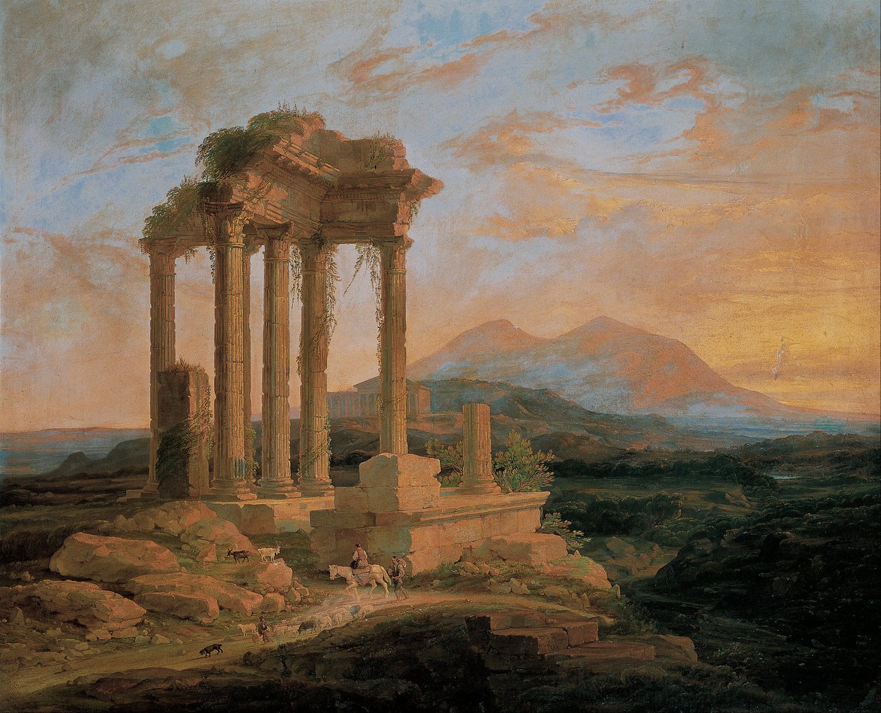 Paysage avec ruines - Lluís Rigalt