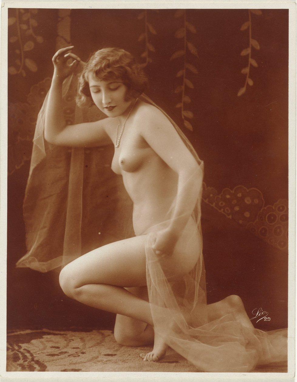 Nu féminin avec voile - Léo