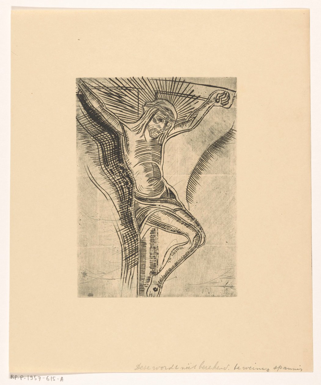 Christ en croix - Lodewijk Schelfhout
