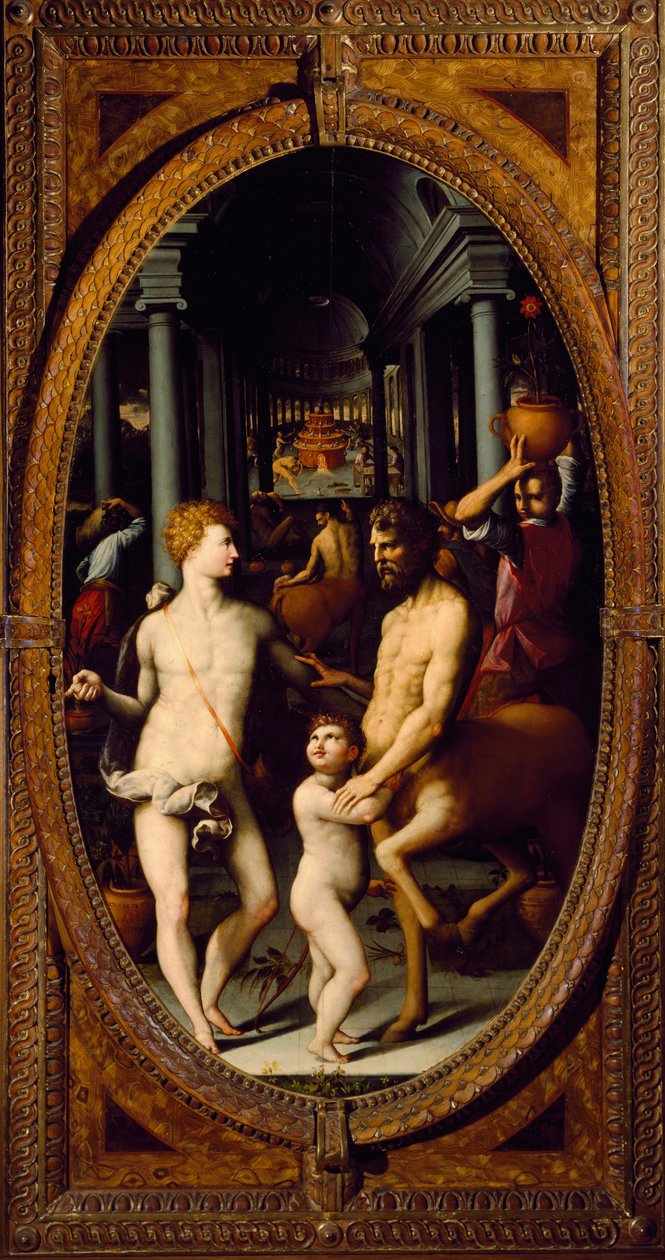 Apollon et le centaure Chiron - Lodovico Buti