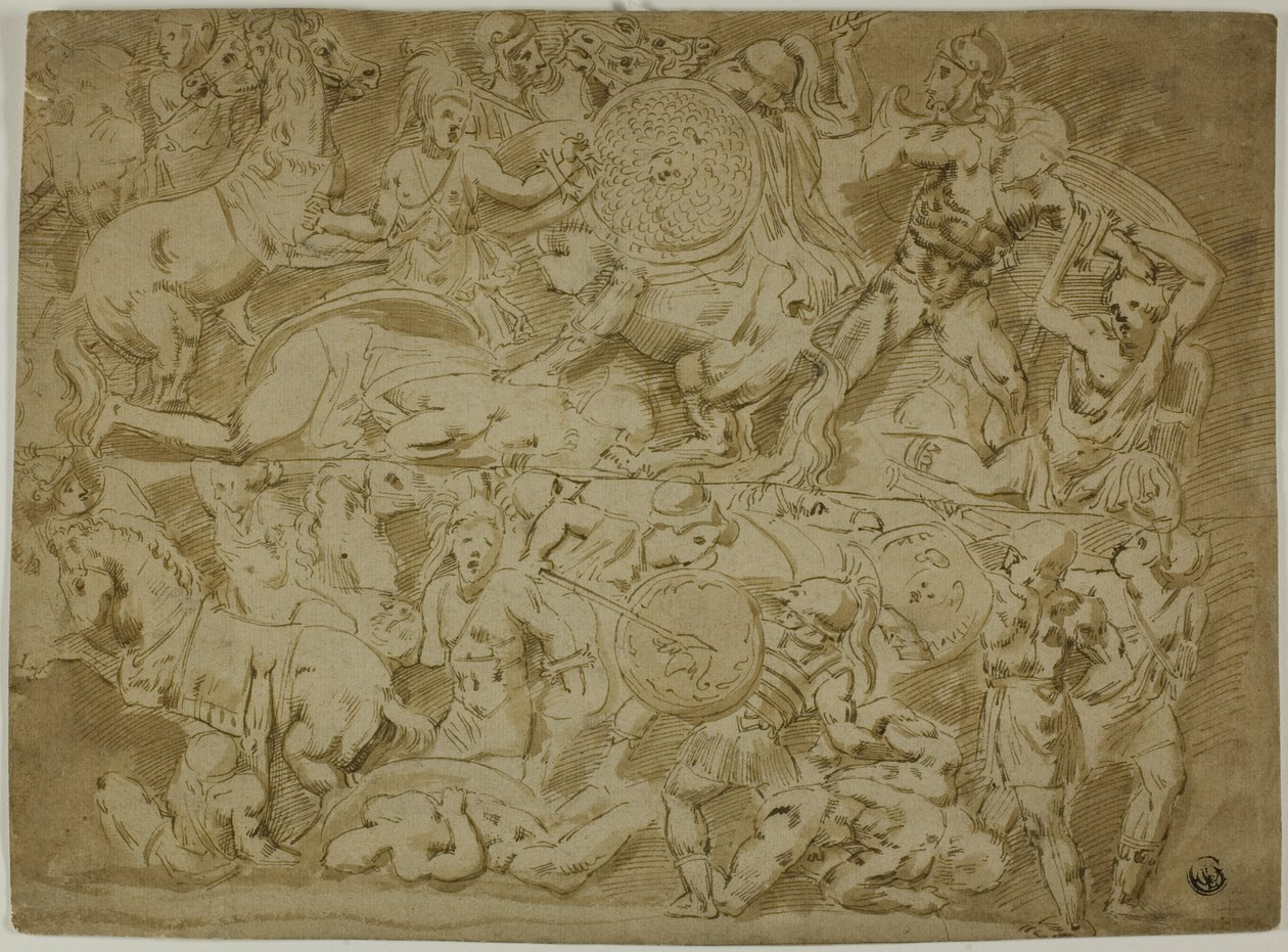 Bataille des Amazones - Lodovico Carracci
