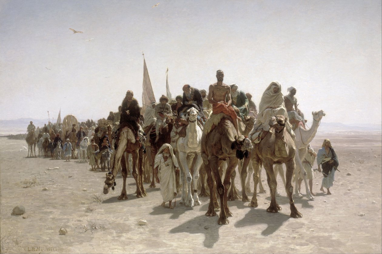 Pèlerins allant à La Mecque - Léon Belly