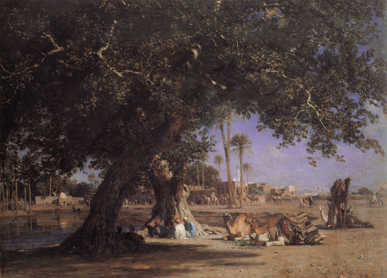 Vue de Shubra - Léon Belly