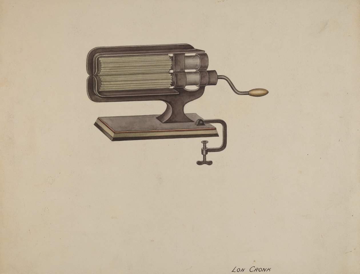 Fer à plisser - Lon Cronk