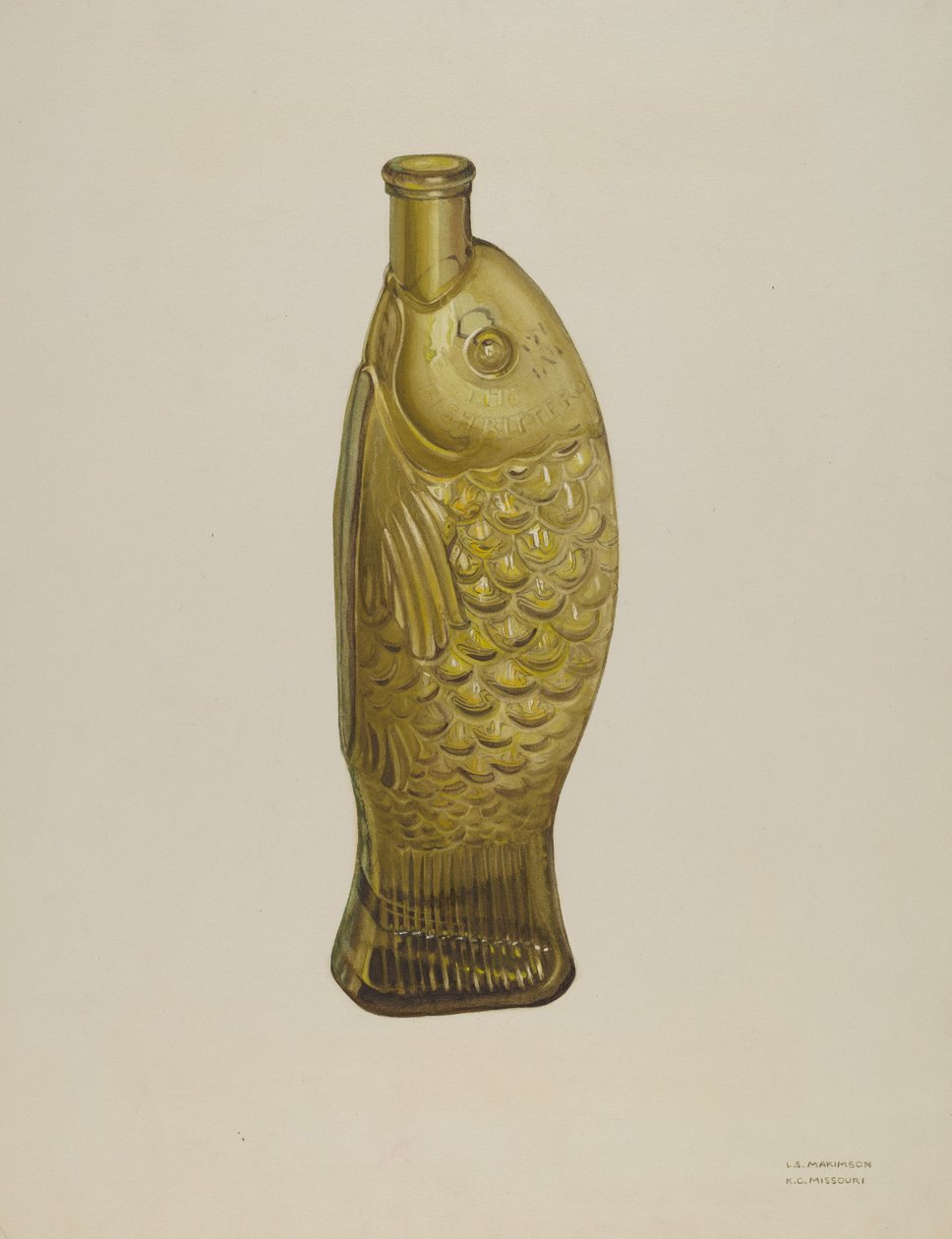 Bouteille "Fish Bitters" - Loraine Makimson