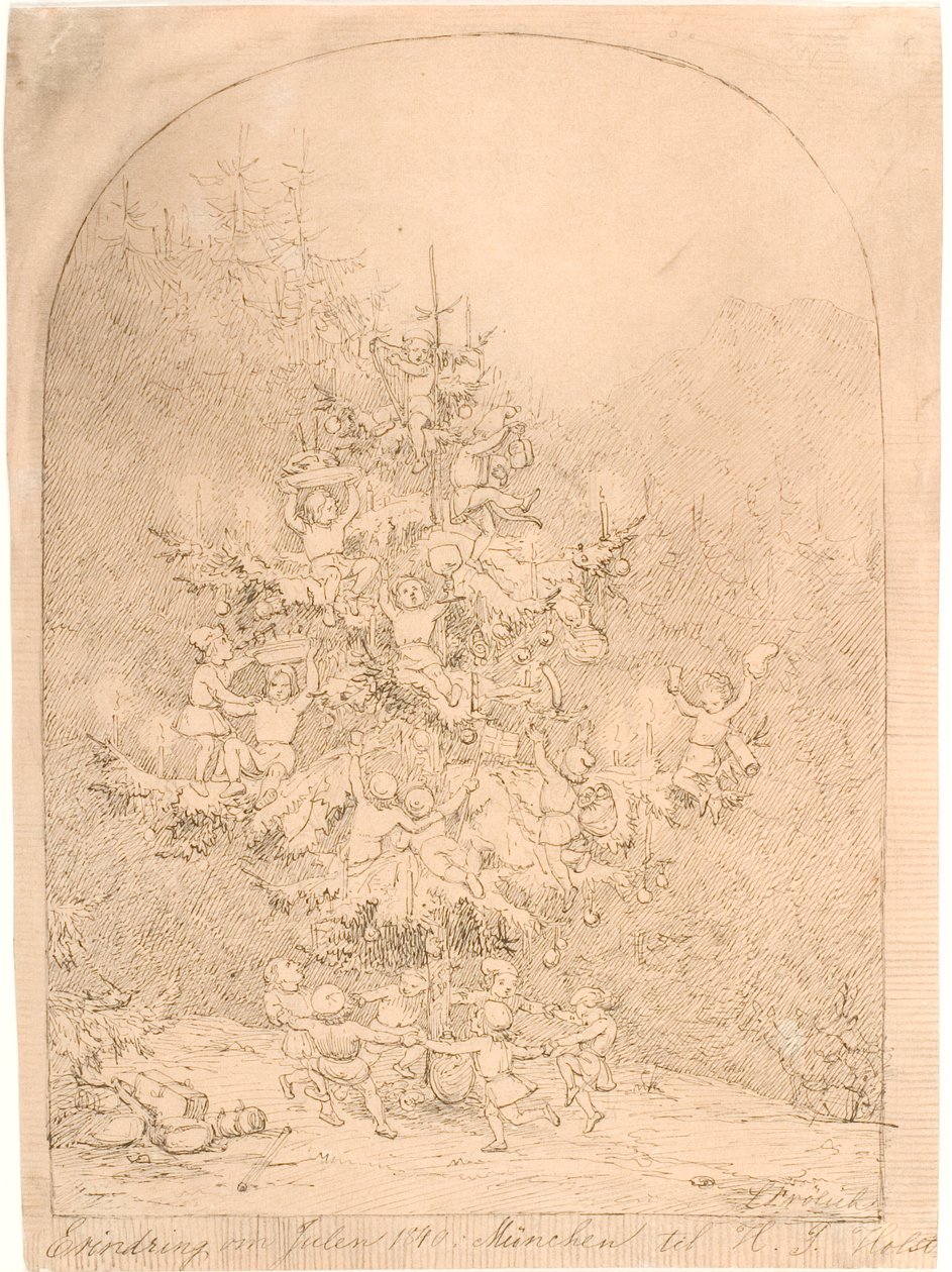 Arbre de Noël - Lorenz Frølich