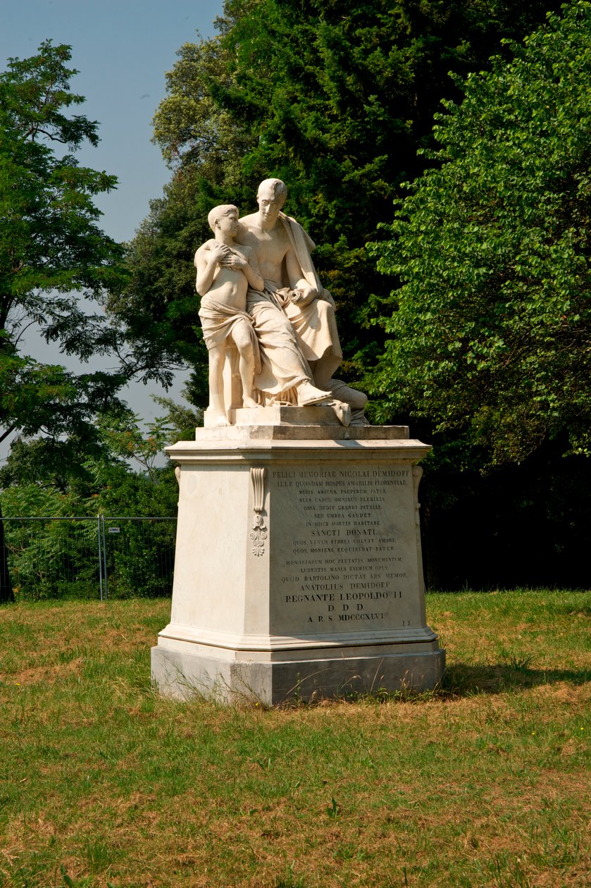 Monument à Nicola Demidoff, 1846 - Lorenzo Bartolini