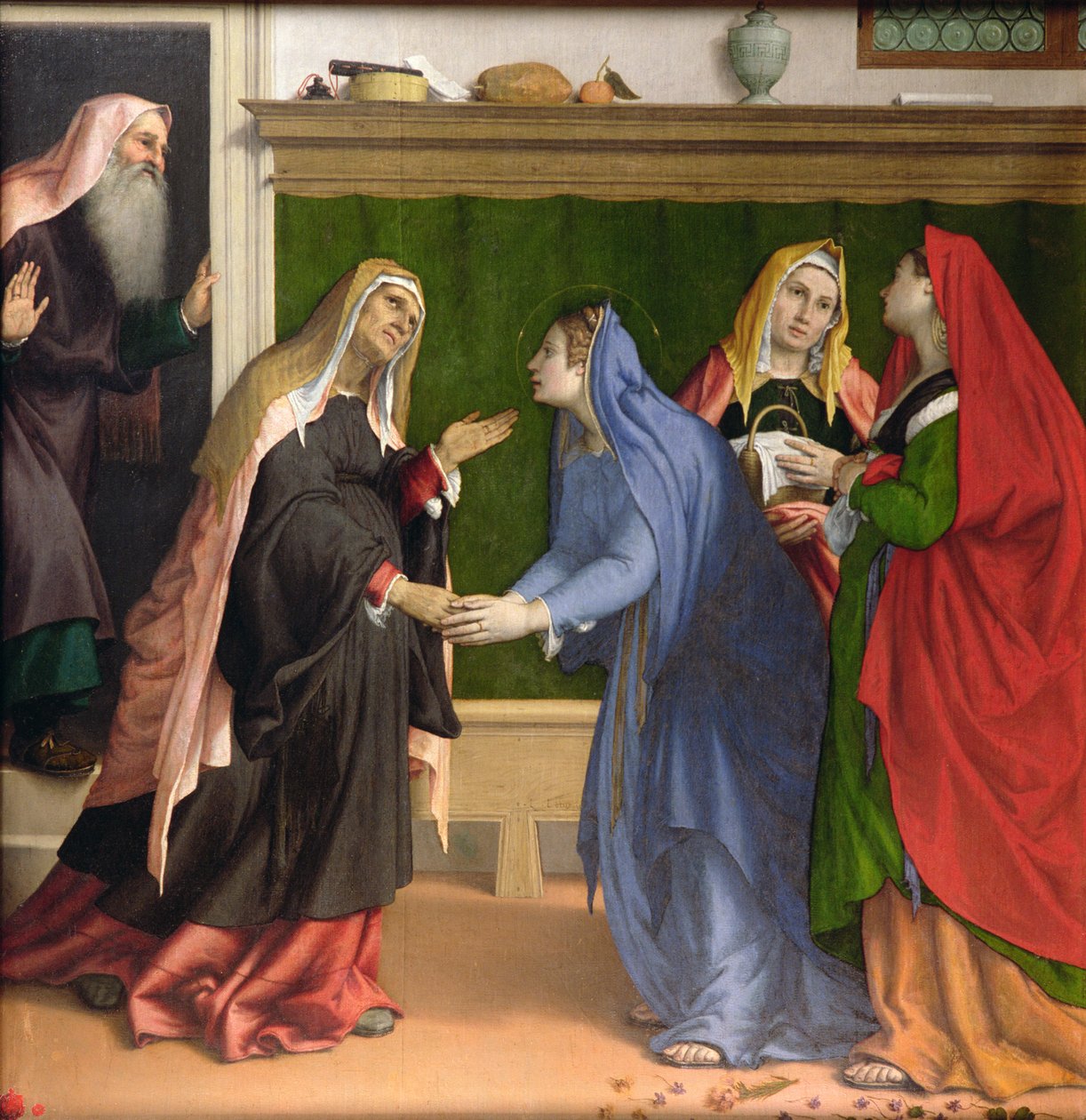 La Visitation (détail) - Lorenzo Lotto
