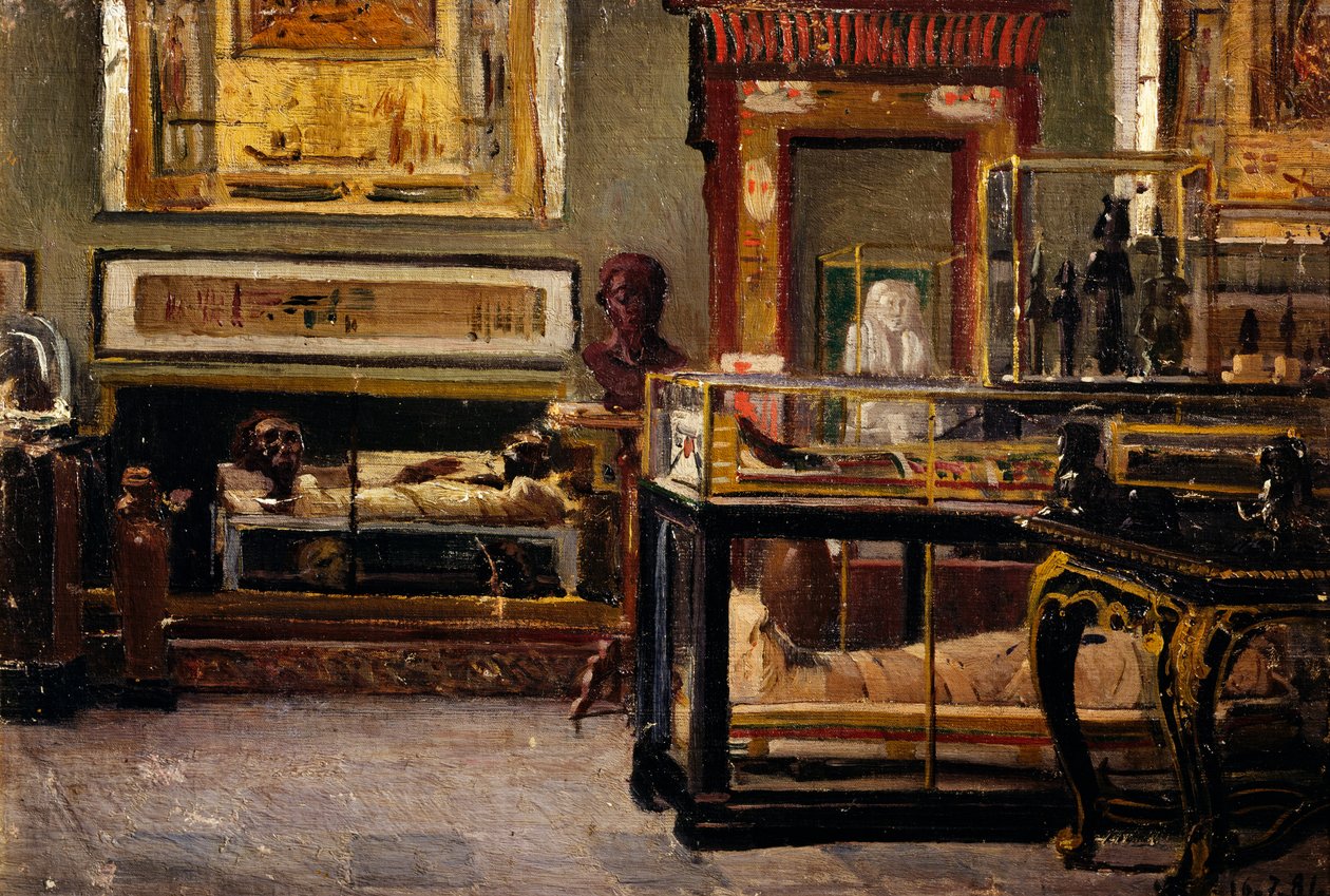 Salle du Musée Égyptien à Turin - Lorenzo Delleani