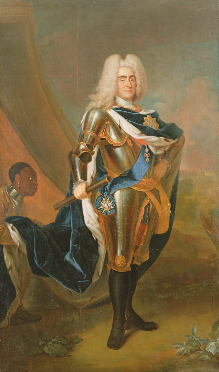 Le Roi Auguste II de Pologne, avant 1730 - Louis de Silvestre
