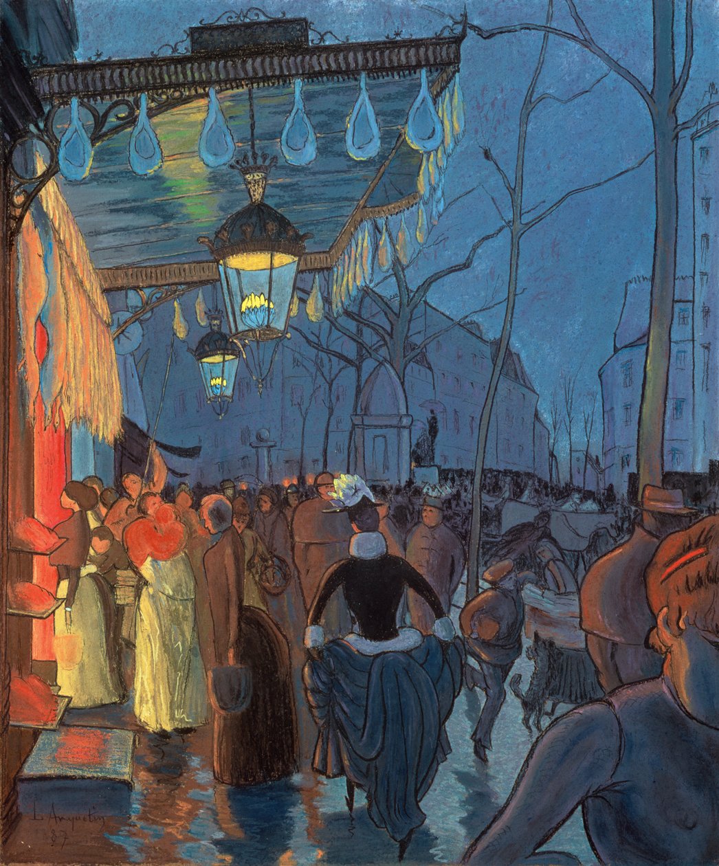 Avenue de Clichy, Paris, 1887 - Louis Anquetin