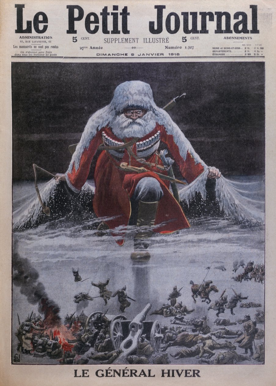 Général Hiver, illustration de couverture de 
