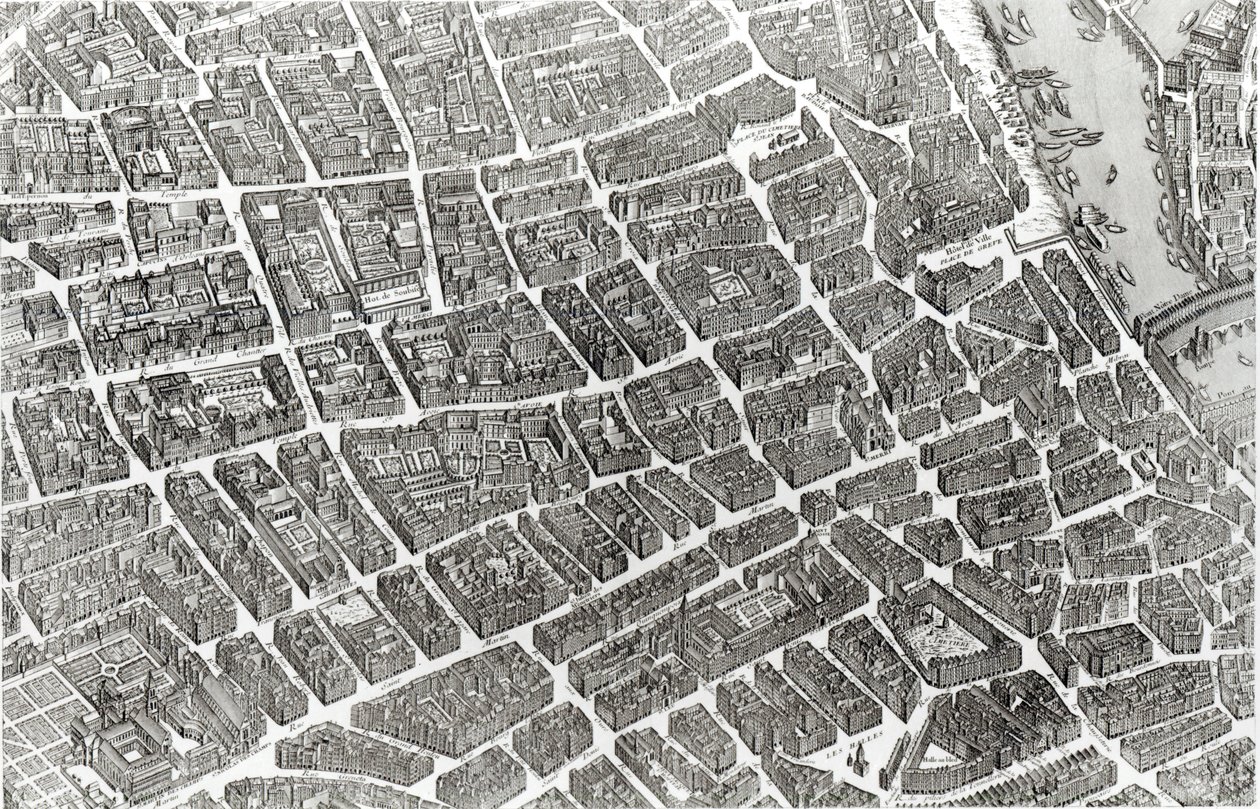 Plan de Paris, connu sous le nom de 