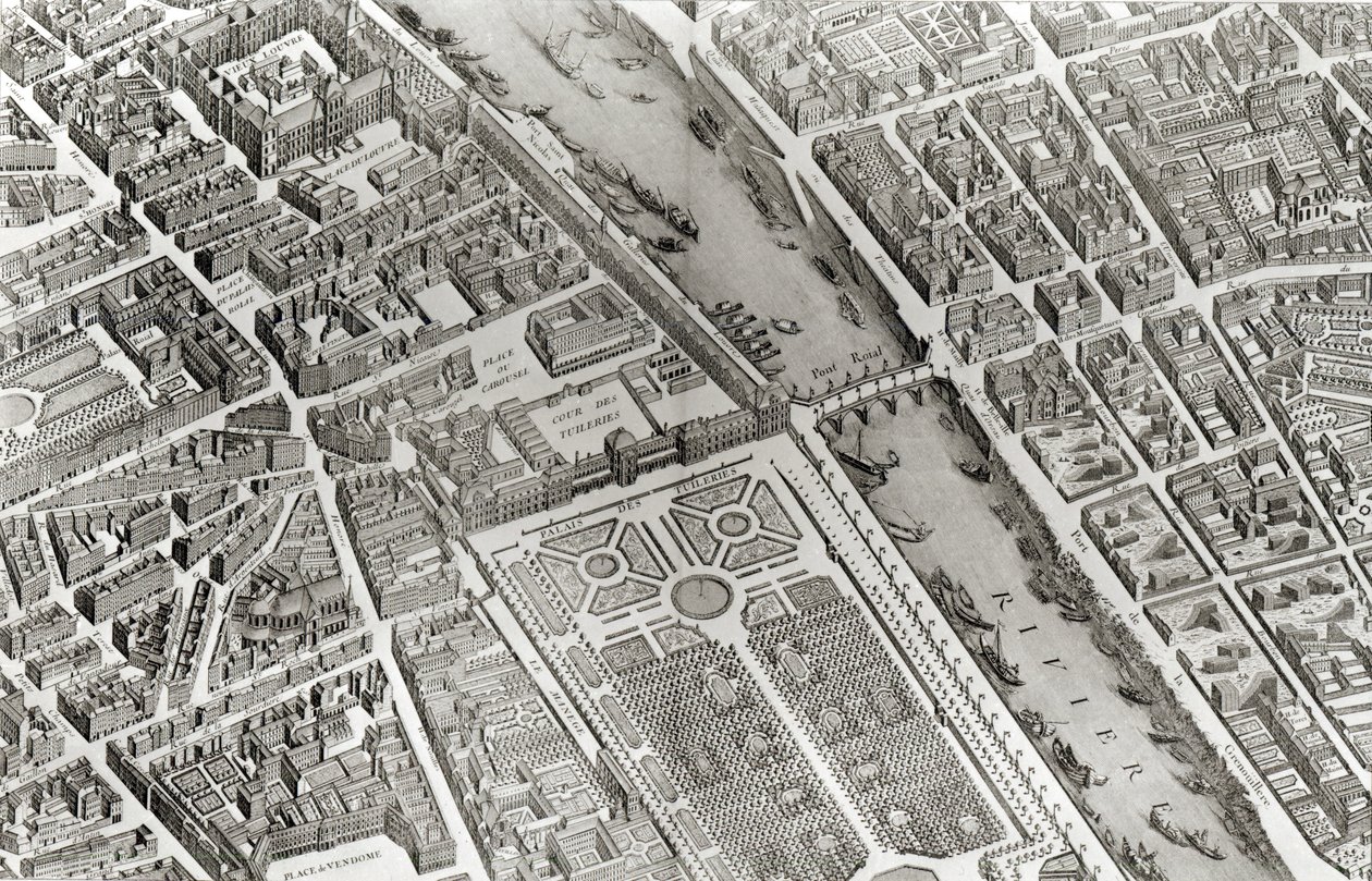 Plan de Paris, connu sous le nom de 
