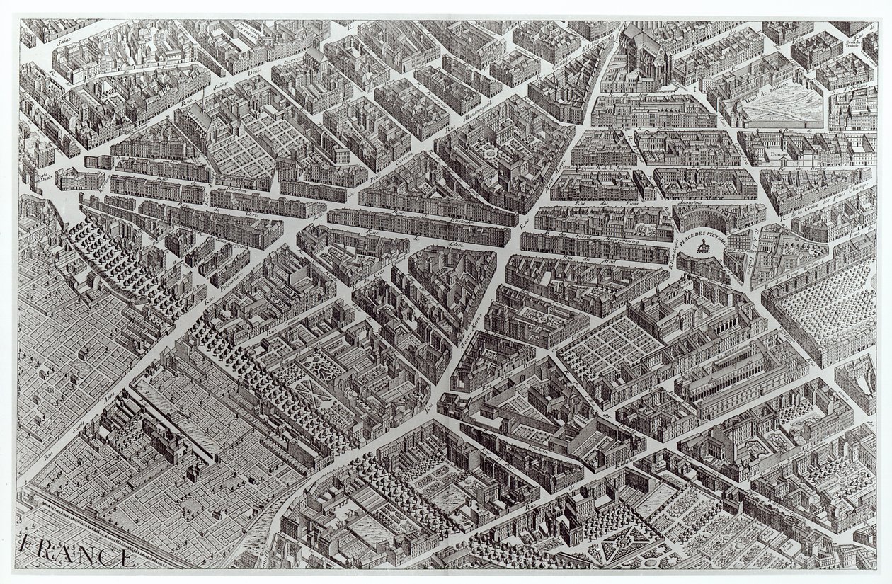 Plan de Paris, connu sous le nom de 