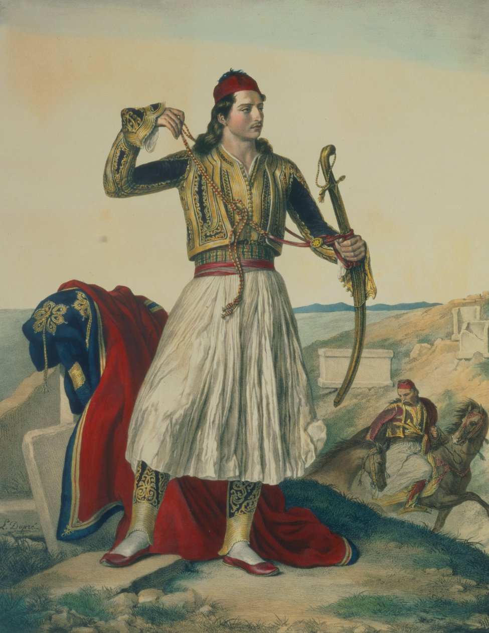 Démétrius Mavromichalis, un soldat et patriote grec, 1825 - Louis Dupré