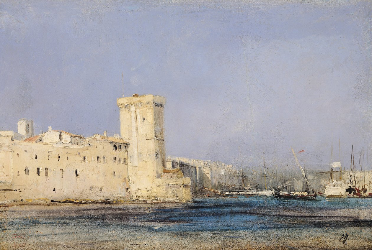Forteresse marine, 19e siècle - Eugene Isabey