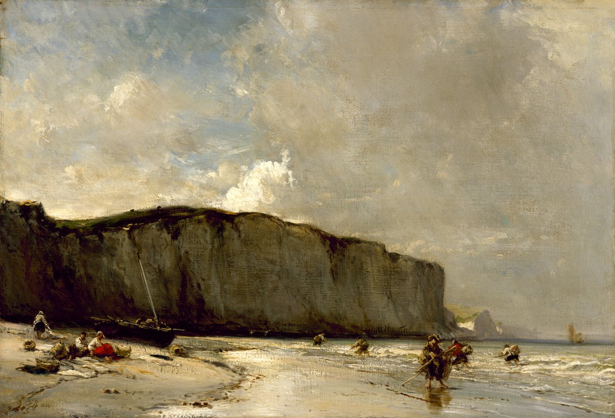 Vue le long de la côte normande - Eugene Isabey