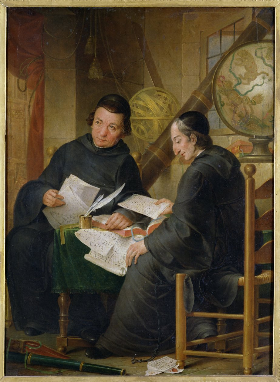 P.P. Leseur et François Jacquier (1711-88) à Rome, 1772 - Louis Gabriel Blanchet