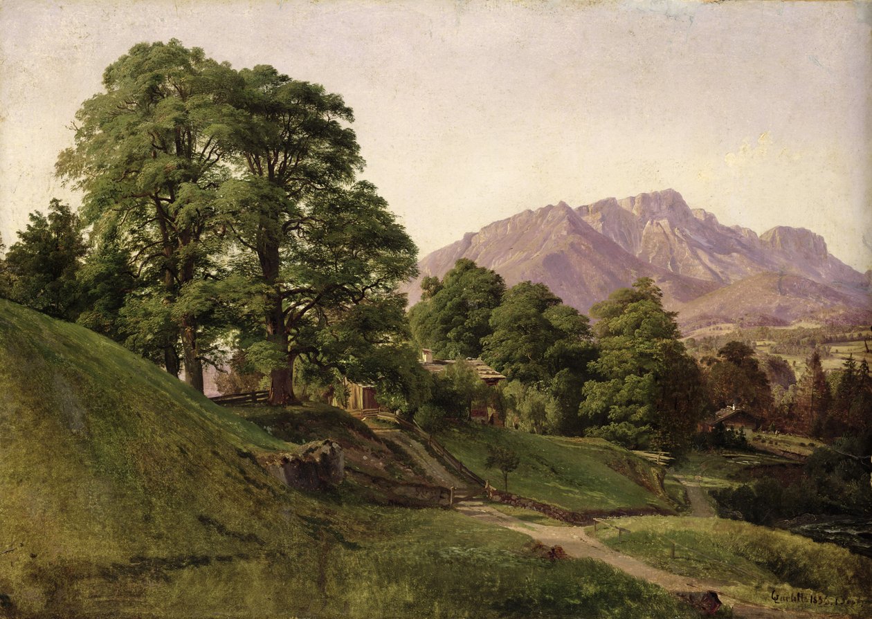 Paysage en Haute-Bavière, 1836 - Louis Gurlitt