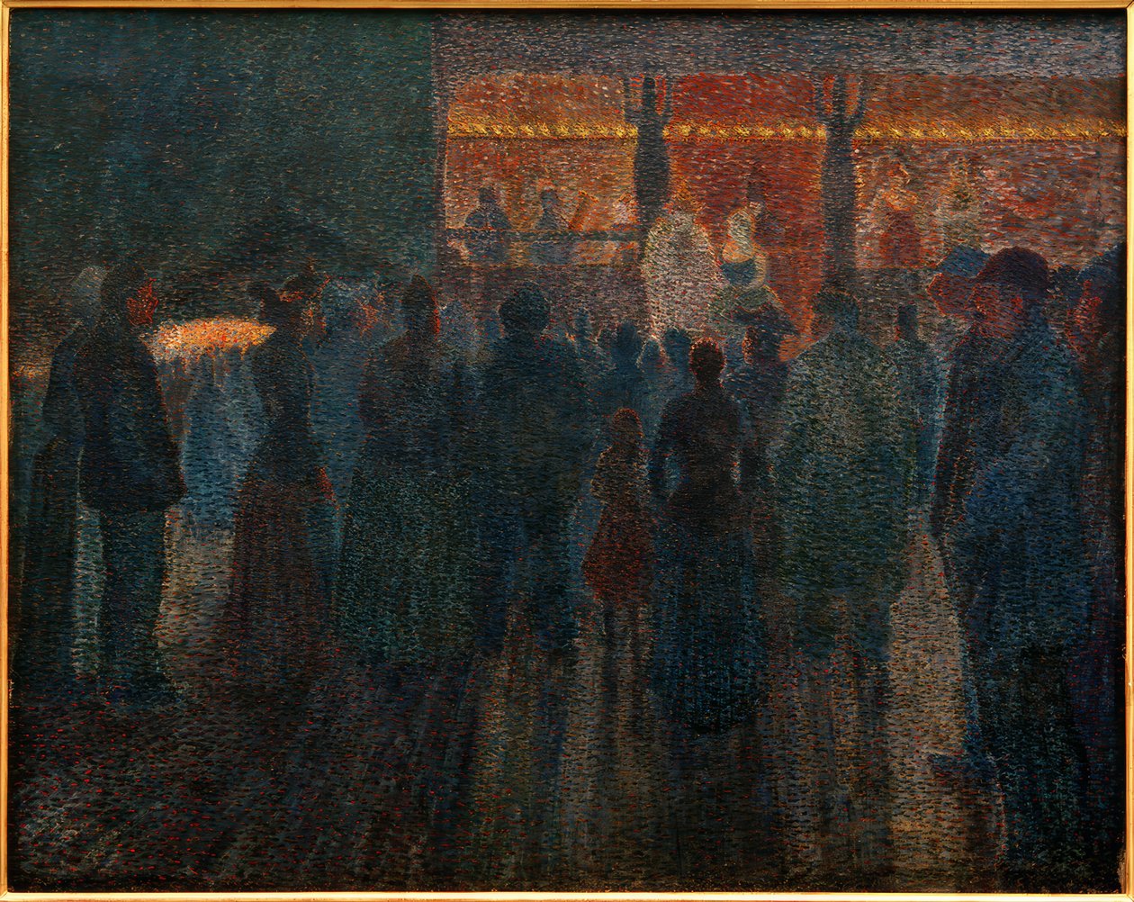 Fête foraine de nuit - Louis Hayet